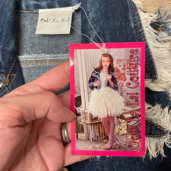 NWT Ooh, La La! Couture Jean Toddler Jacket - Picture 2 of 5